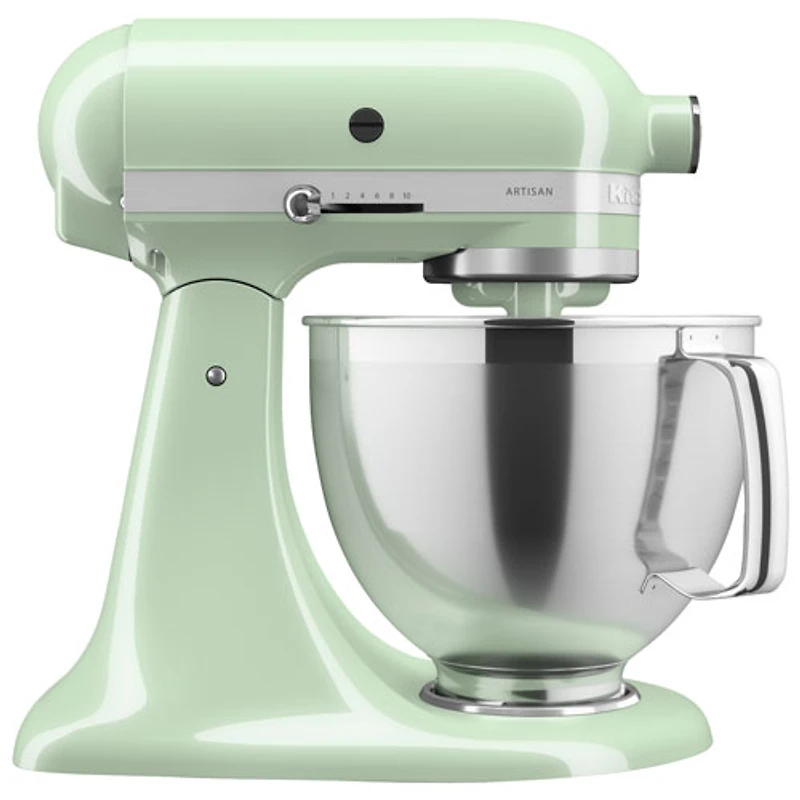 Batteur sur socle à tête inclinable Artisan de KitchenAid avec ensemble d'accessoires de qualité supérieure - 5 pte - 325 W