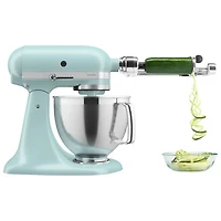 Batteur sur socle à tête inclinable Artisan de KitchenAid avec ensemble d'accessoires de qualité supérieure - 5 pte - 325 W