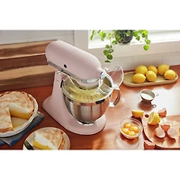KitchenAid Artisan Tilt-Head Stand Mixer with Premium Accessory Pack - 5Qt - 325-Watt - Feathered Pink