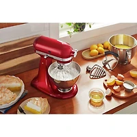 KitchenAid Artisan Tilt-Head Stand Mixer with Premium Accessory Pack - 5Qt - 325-Watt - Candy Apple Red