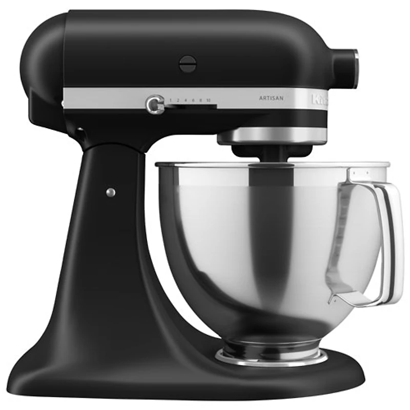 KitchenAid Artisan Tilt-Head Stand Mixer with Premium Accessory Pack - 5Qt - 325-Watt - Black Matte