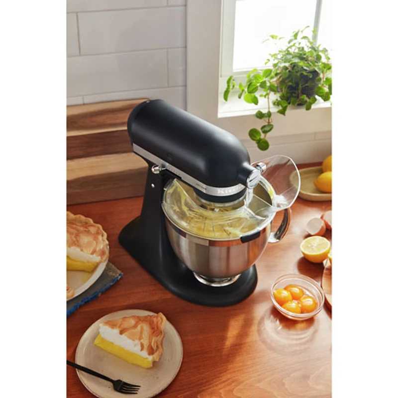KitchenAid Artisan Tilt-Head Stand Mixer with Premium Accessory Pack - 5Qt - 325-Watt - Black Matte
