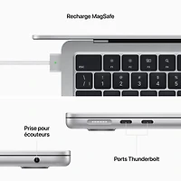 Apple MacBook Air 13.6" w/ Touch ID (2022) - Silver (Apple M2 Chip / 256GB SSD / 8GB RAM) - English