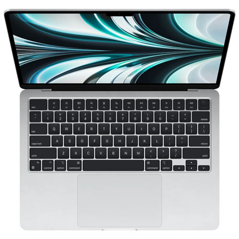 Apple MacBook Air 13.6" w/ Touch ID (2022) - Silver (Apple M2 Chip / 256GB SSD / 8GB RAM) - English