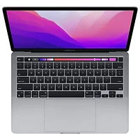 MacBook Pro 13,3 po + Touch Bar Apple (2022) - Gris cosmique (puce M2 d'Apple/SSD 512 Go/RAM 8 Go) - Français