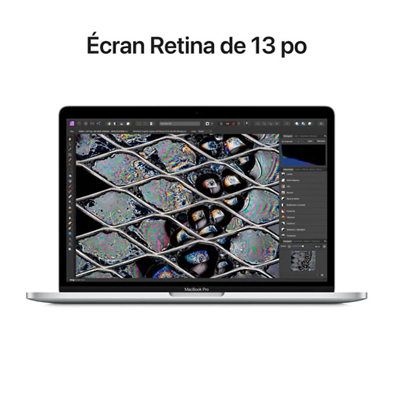 MacBook Pro 13,3 po + Touch Bar Apple (2022) - Argenté (puce M2 d'Apple/SSD 512 Go/RAM 8 Go) - Français
