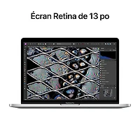 MacBook Pro 13,3 po + Touch Bar Apple (2022) - Argenté (puce M2 d'Apple/SSD 512 Go/RAM 8 Go) - Français