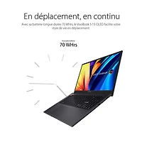 Portable DELO de 15,6 po VivoBook S d'ASUS - Noir (Evo i7-12700H d'Intel/SSD 1 To/RAM 16 Go/Windows 11)