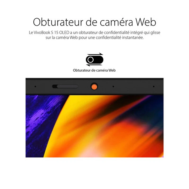 Portable DELO de 15,6 po VivoBook S d'ASUS - Noir (Evo i7-12700H d'Intel/SSD 1 To/RAM 16 Go/Windows 11)