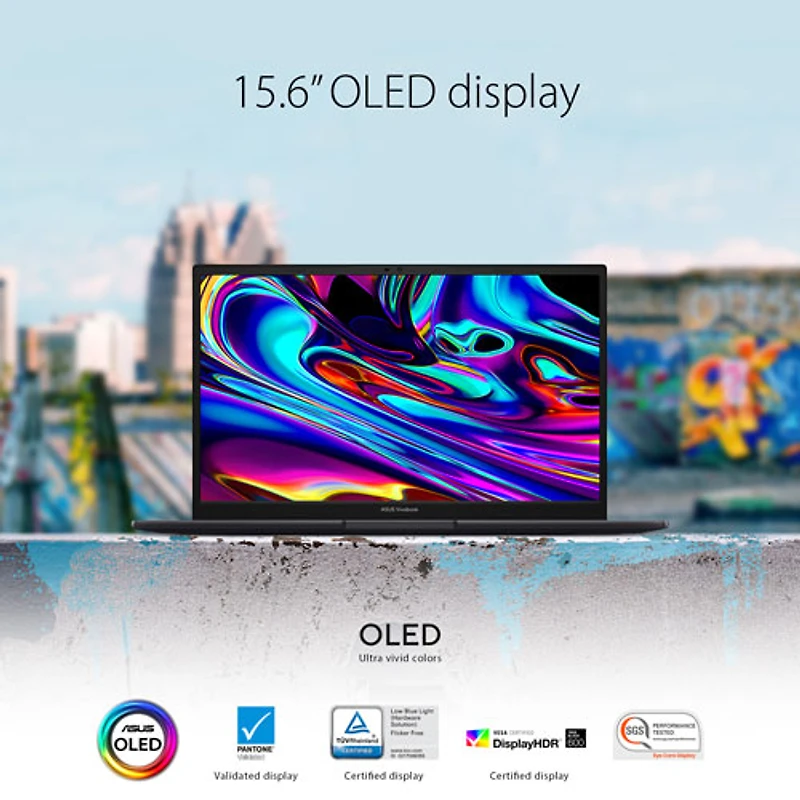 Portable DELO de 15,6 po VivoBook S d'ASUS - Noir (Evo i7-12700H d'Intel/SSD 1 To/RAM 16 Go/Windows 11)