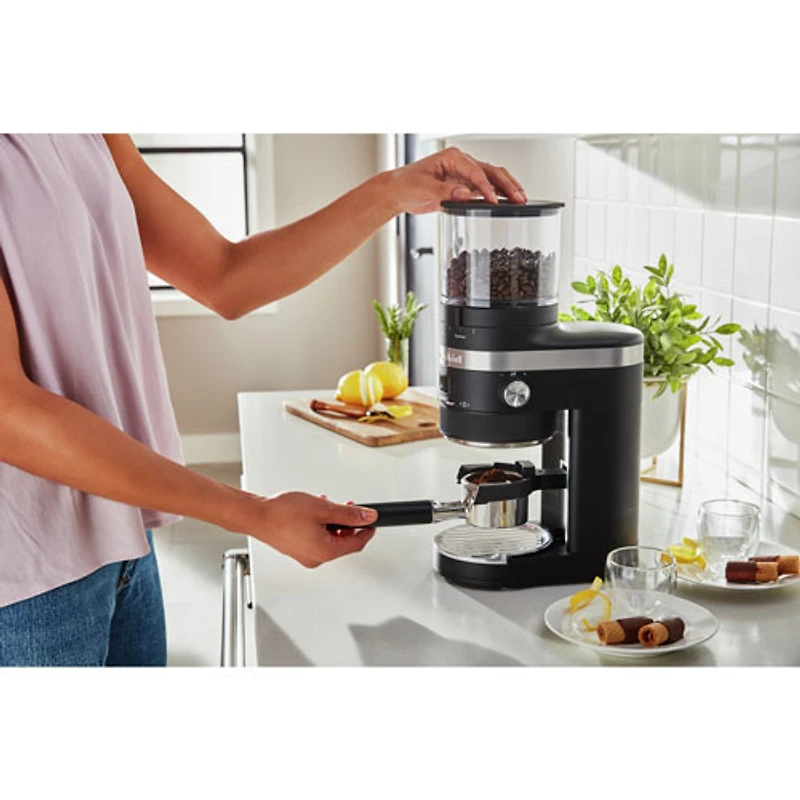 KitchenAid Burr Coffee Grinder - Black Matte