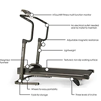 Tapis roulant à hauteur réglable d'Avari