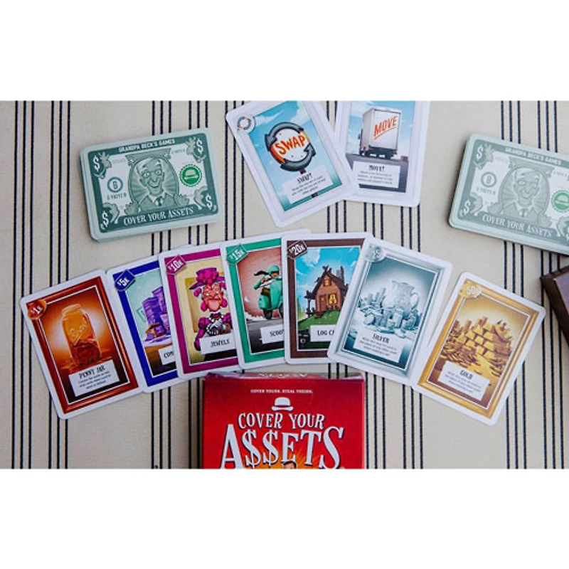Jeu de cartes Cover Your Assets - Anglais
