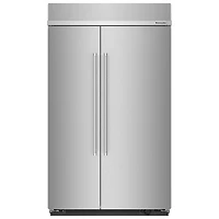Réfrigérateur à congélateur juxtaposé 30 pi³ 48 po de KitchenAid (KBSN708MPS) - Acier inoxydable