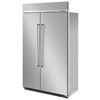 Réfrigérateur à congélateur juxtaposé 30 pi³ 48 po de KitchenAid (KBSN708MPS) - Acier inoxydable