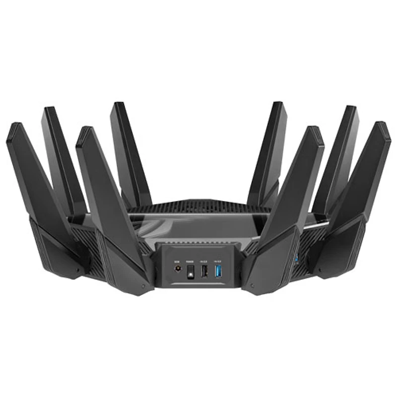 Routeur de jeu sans fil Wi-Fi 6E quadribande ROG Rapture GT-AXE16000 d'ASUS (GT-AXE16000)