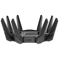 Routeur de jeu sans fil Wi-Fi 6E quadribande ROG Rapture GT-AXE16000 d'ASUS (GT-AXE16000)