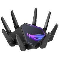Routeur de jeu sans fil Wi-Fi 6E quadribande ROG Rapture GT-AXE16000 d'ASUS (GT-AXE16000)