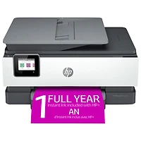 Imprimante à jet d'encre tout-en-un OfficeJet Pro 8034e de HP - Essai de 1 an de Instant Ink de HP inclus* - Exclusivité de Best Buy
