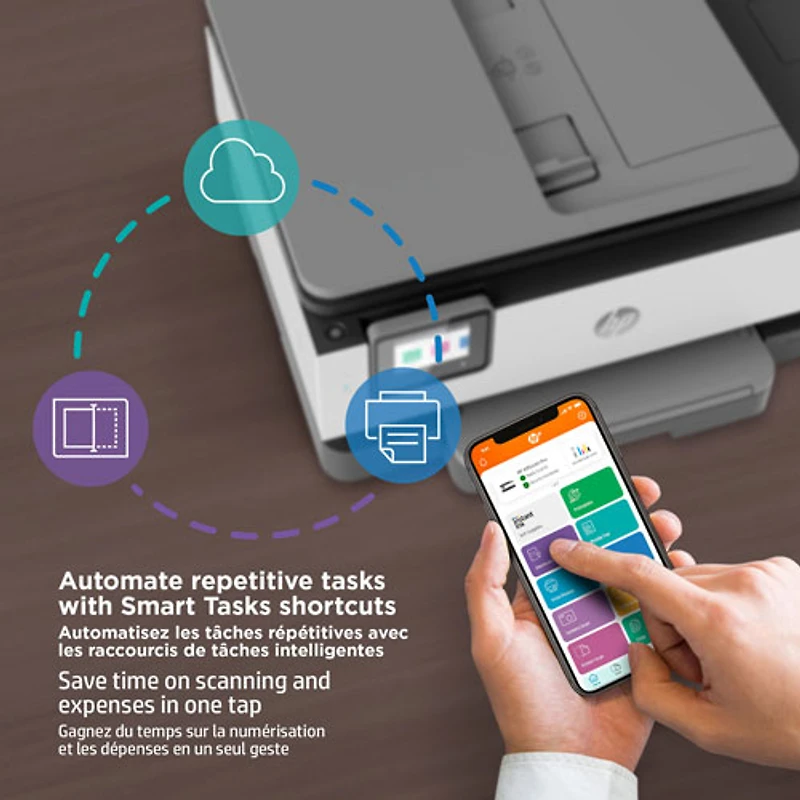 Imprimante à jet d'encre tout-en-un OfficeJet Pro 8034e de HP - Essai de 1 an de Instant Ink de HP inclus* - Exclusivité de Best Buy