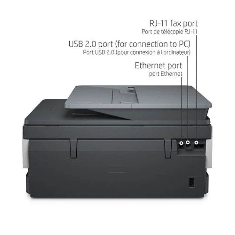 Imprimante à jet d'encre tout-en-un OfficeJet Pro 8034e de HP - Essai de 1 an de Instant Ink de HP inclus* - Exclusivité de Best Buy