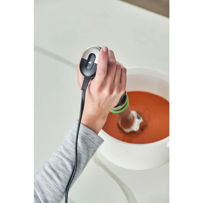 Mélangeur à immersion de 700 W MultiQuick 9137 de Braun - Noir et acier inoxydable