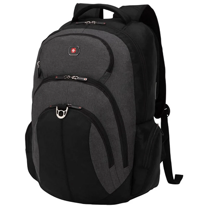 Sac à dos Commuter de Wenger pour portable de 17,3 po - Gris/Noir