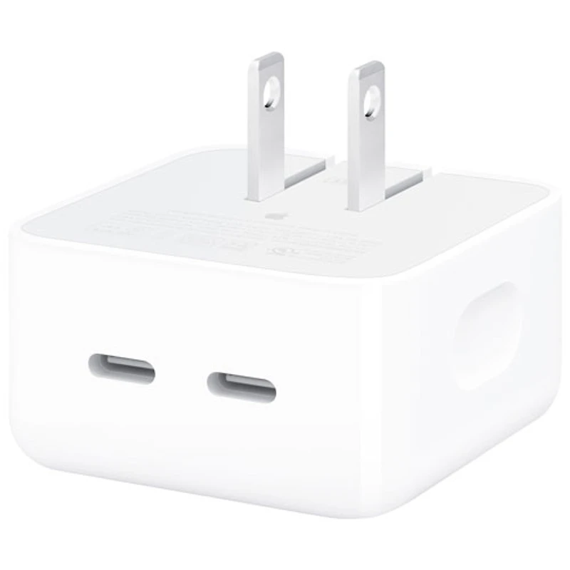 Apple 35W Dual USB-C Compact Power Adapter (MNWM3AM/A)