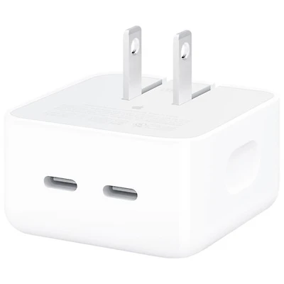 Apple 35W Dual USB-C Compact Power Adapter (MNWM3AM/A)