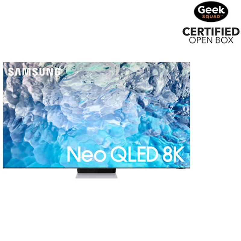 Open Box - Samsung 85" 8K UHD QLED Tizen Smart TV (QN85QN900BFXZC) - Stainless Steel