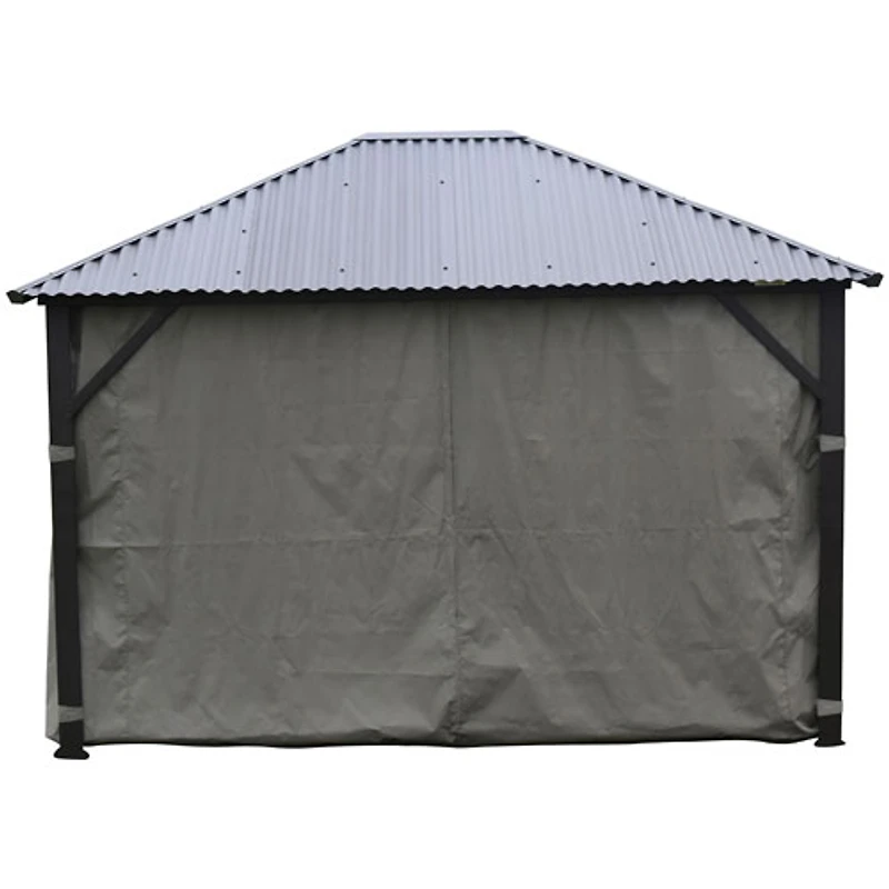 Rideau saisonnier Safezone pour abri de jardin de 10 x 14 pi de Corriveau - Gris