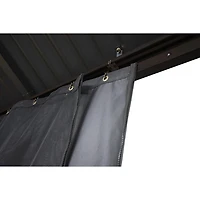 Rideau saisonnier Safezone pour abri de jardin de 10 x 14 pi de Corriveau - Gris