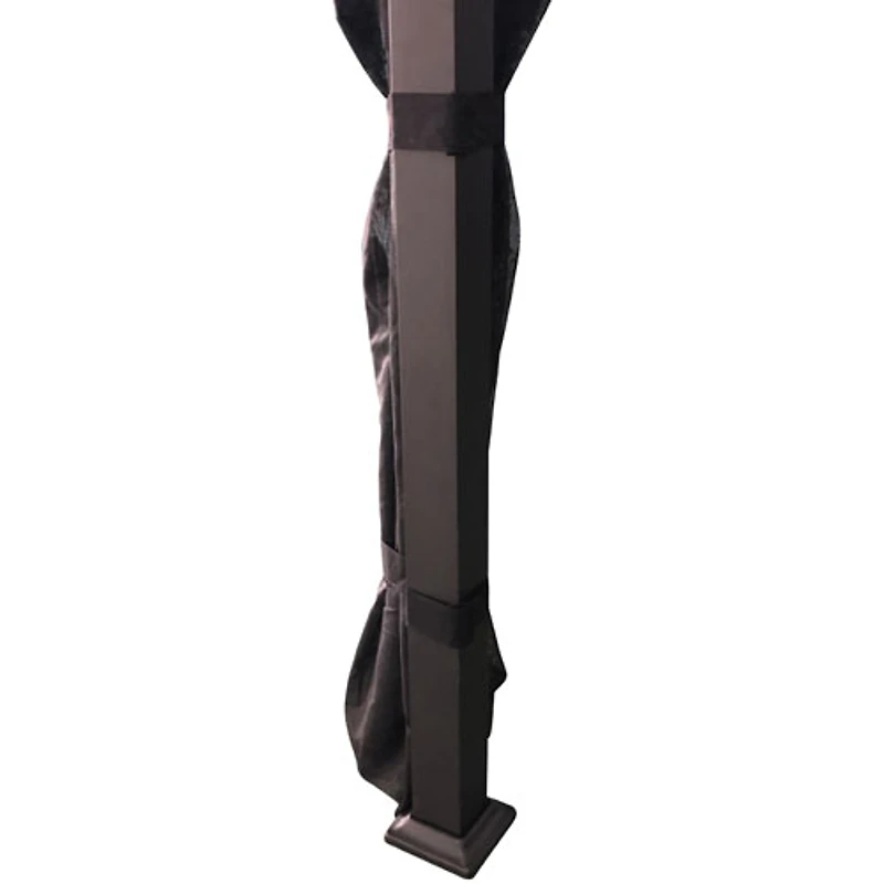 Rideau saisonnier Safezone pour abri de jardin de 12 x 16 pi de Corriveau - Noir