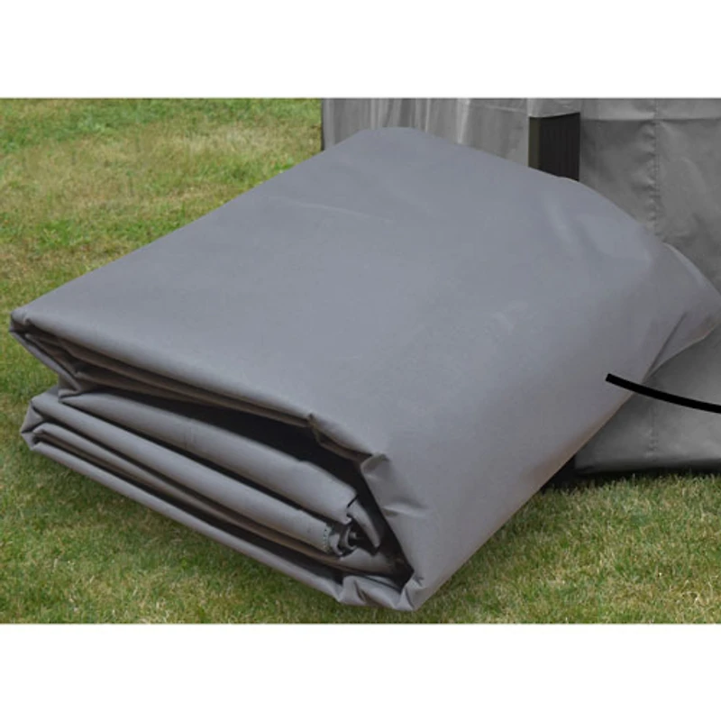 Corriveau Seasonal Curtain for 10’ x 10’ Gazebo - Light Grey