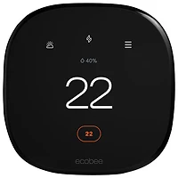 ecobee Wi-Fi Smart Thermostat Enhanced - Black
