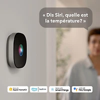 Thermostat intelligent Wi-Fi haut de gamme d'ecobee - Noir