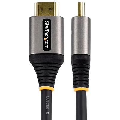 Câble 8K HDMI 2.1 de 5 m (16,40 pi) de StarTech (HDMM21V5M) - Gris/Noir
