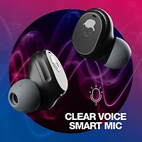 Écouteurs boutons 100 % sans fil à isolation sonore Mod de Skullcandy - Noir profond