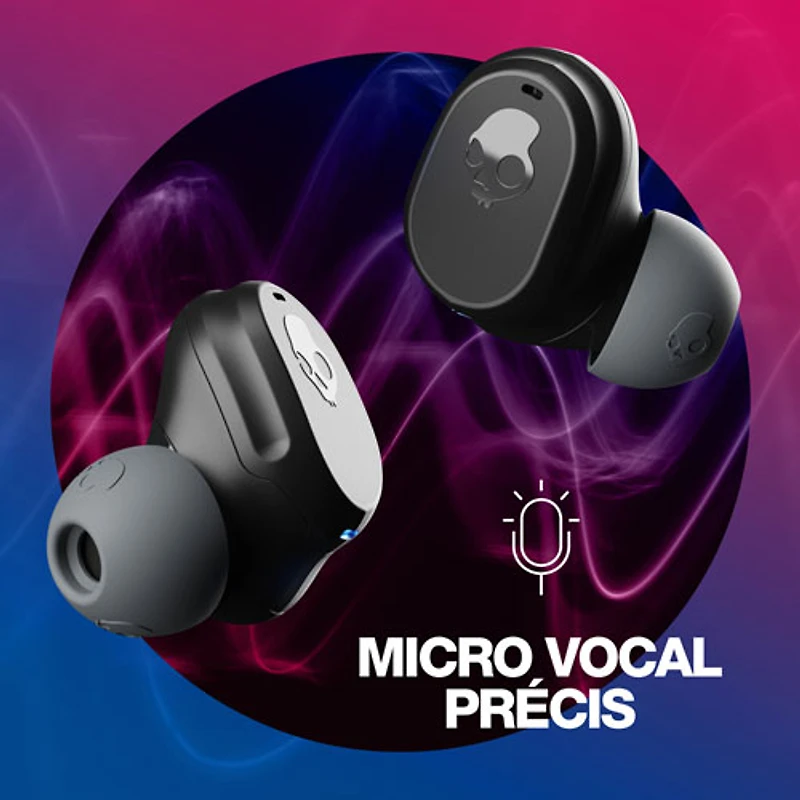 Écouteurs boutons 100 % sans fil à isolation sonore Mod de Skullcandy - Noir profond