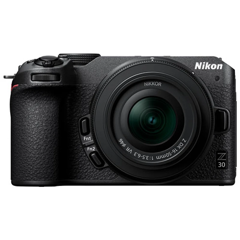 Appareil photo sans miroir Z30 de Nikon avec objectif VR 16-50 mm NIKKOR Z DX
