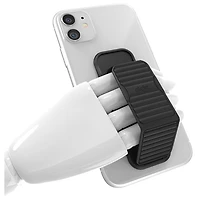 CLCKR Universal Cell Phone Grip & Stand - Pebbled Black