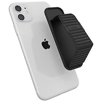 CLCKR Universal Cell Phone Grip & Stand - Pebbled Black