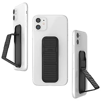 CLCKR Universal Cell Phone Grip & Stand - Pebbled Black