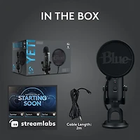Trousse de diffusion en continu de jeu G Blue Yeti avec micro de jeu Yeti de Logitech - Exclusivité Best Buy
