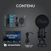 Trousse de diffusion en continu de jeu G Blue Yeti avec micro de jeu Yeti de Logitech - Exclusivité Best Buy