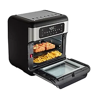 Four friteuse à air chaud numérique d'Ultima Cosa - 10 l/10,6 pte - Acier inoxydable noir - Exclusivité de Best Buy