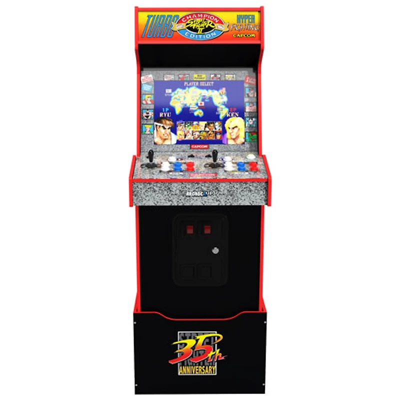 Borne d'arcade Street Fighter II édition 35e anniversaire d'Arcade1Up