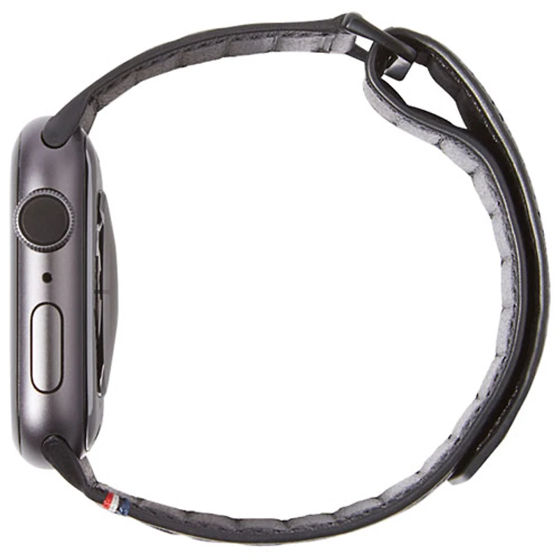 Bracelet en cuir de Decoded pour Apple Watch de 38 mm/40 mm/41 mm - Noir