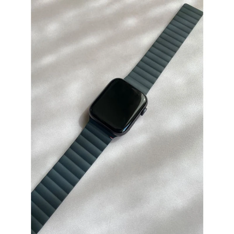 Bracelet en silicone de Decoded pour Apple Watch de 38 mm/40 mm/41 mm - Anthracite