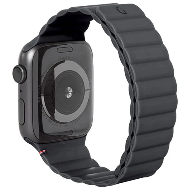Bracelet en silicone de Decoded pour Apple Watch de 38 mm/40 mm/41 mm - Anthracite
